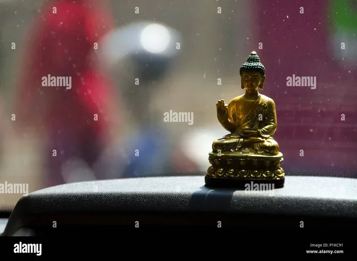 Buddha Statue for Car Dashboard Discover Inner Peace
