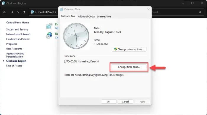 How Do I Change the Date and Time Sync on Windows 10