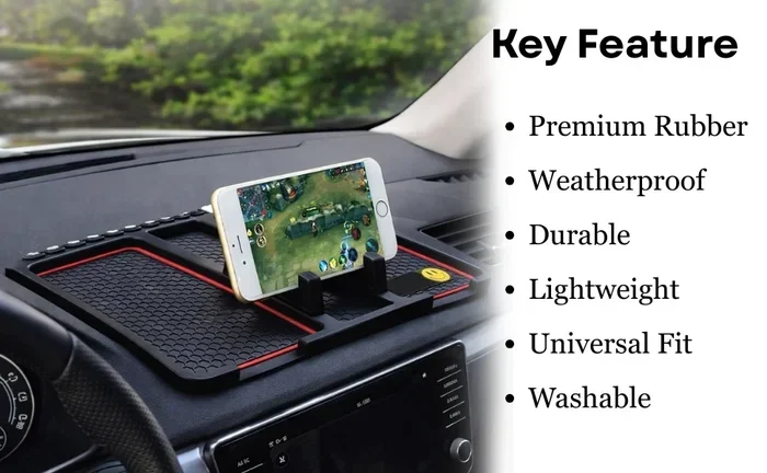 Car Dashboard Anti Slip Mat Stops Everything from Sliding