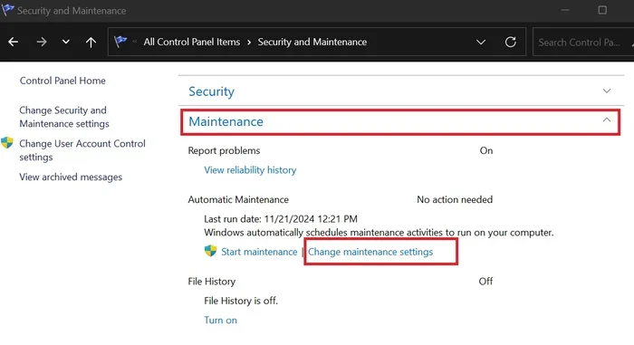 How Do I Turn Off Required Maintenance on My Device