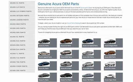 Do Honda and Acura Often Use the Same Genuine Parts