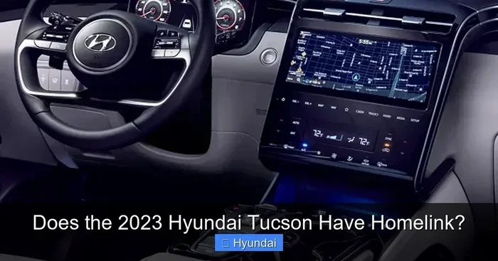 Does the 2023 Hyundai Tucson Have HomeLink Built In