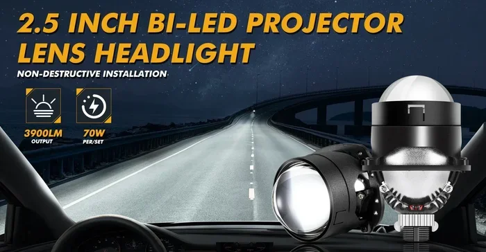 LED Projector Headlights for Cars That Transform Night Drive