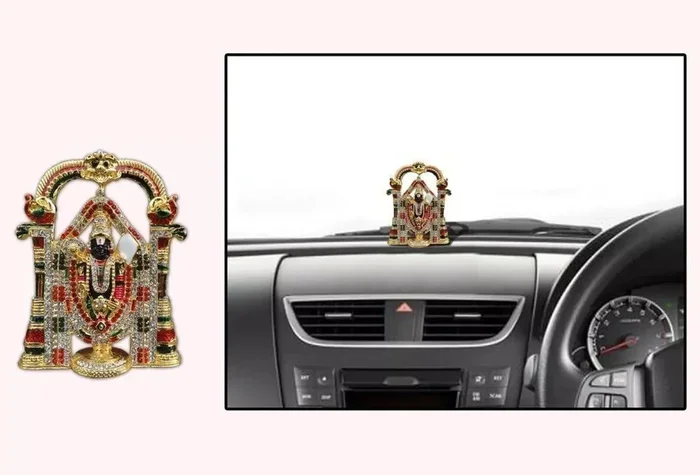 Lord Vishnu Idol for Car Dashboard Spiritual Guide