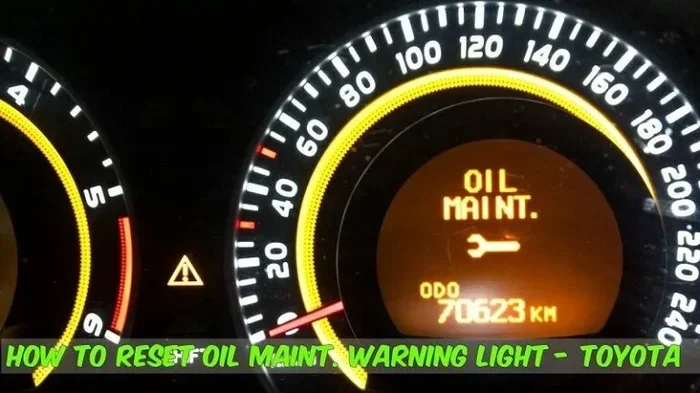 Does Toyota Have a Low Oil Light on Your Dashboard