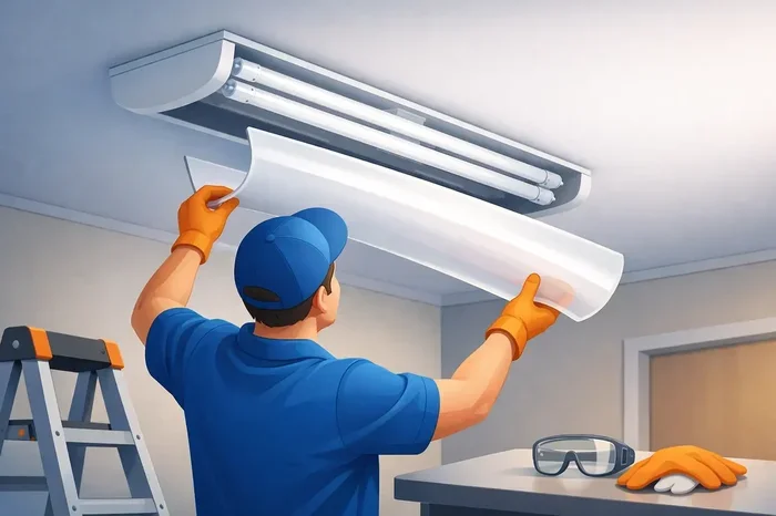 How Do You Remove a Wraparound Light Cover Without Damage